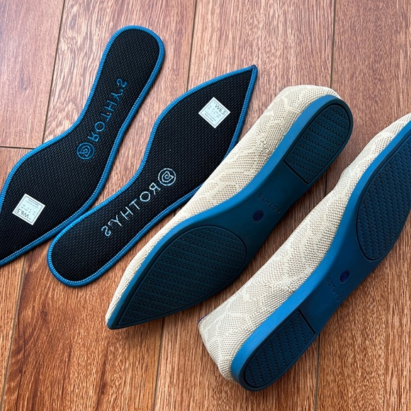 Rothy’s The Point Sahara Gold 6.5 EUC - Picture 9 of 10